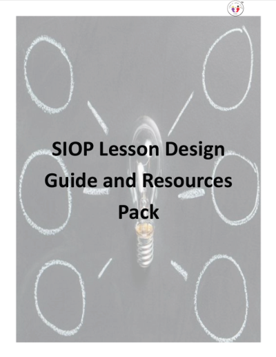 SIOP Lesson Design Page Image